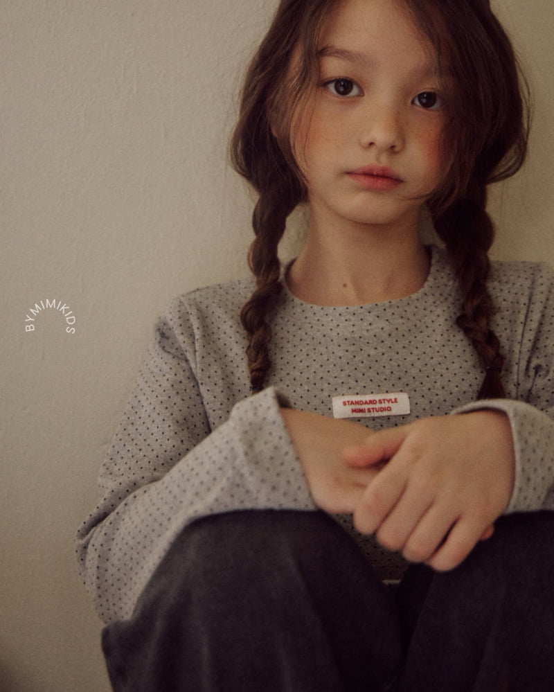 Bymimi - Korean Children Fashion - #minifashionista - Mini Polka Dot Tee - 11