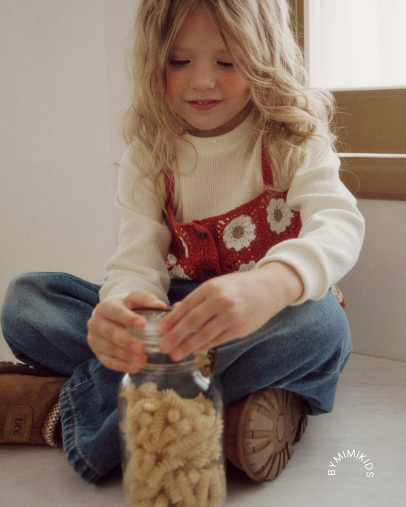 Bymimi - Korean Children Fashion - #prettylittlegirls - Brushed Jeans - 7