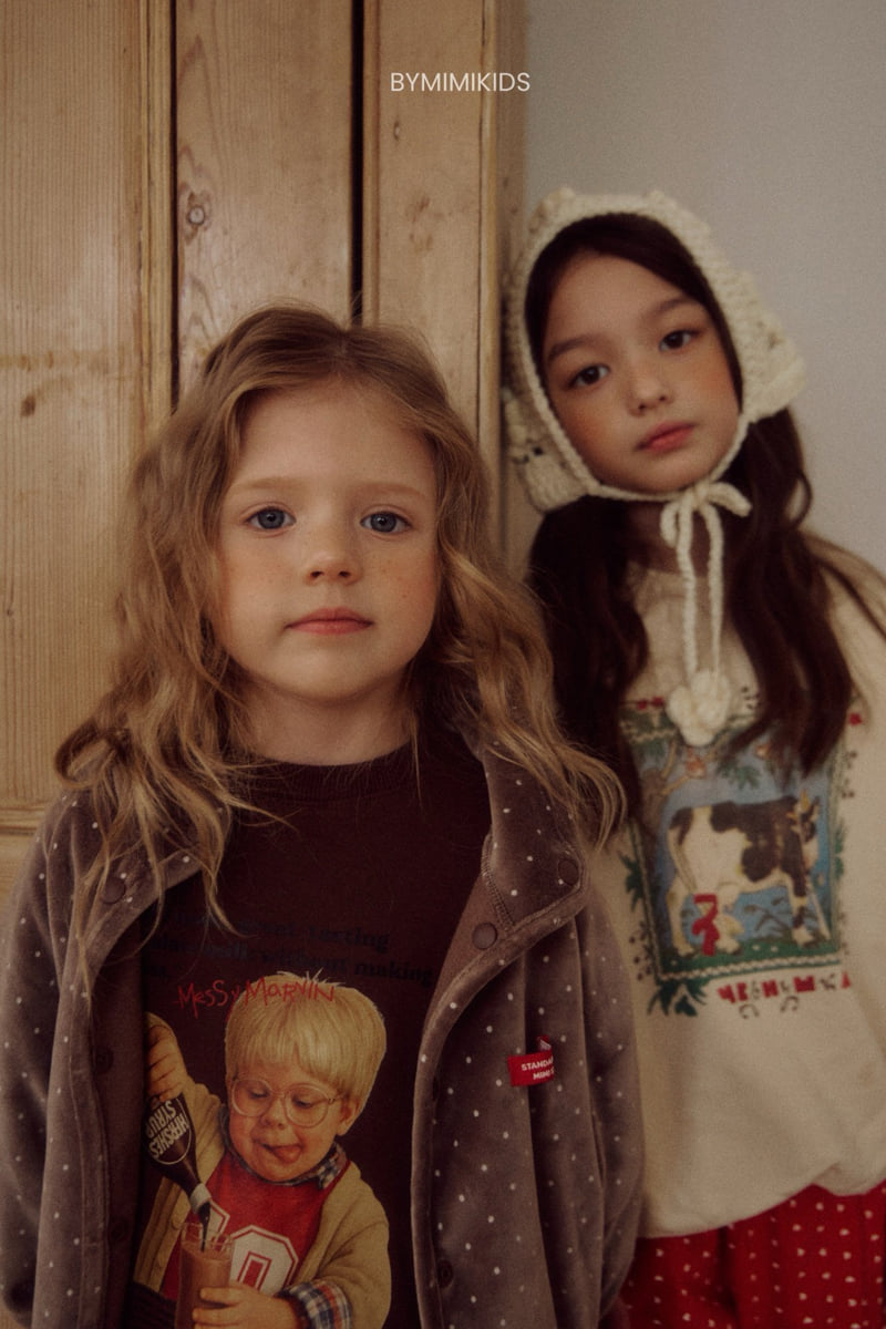 Bymimi - Korean Children Fashion - #todddlerfashion - Cow Sweatshirt - 11