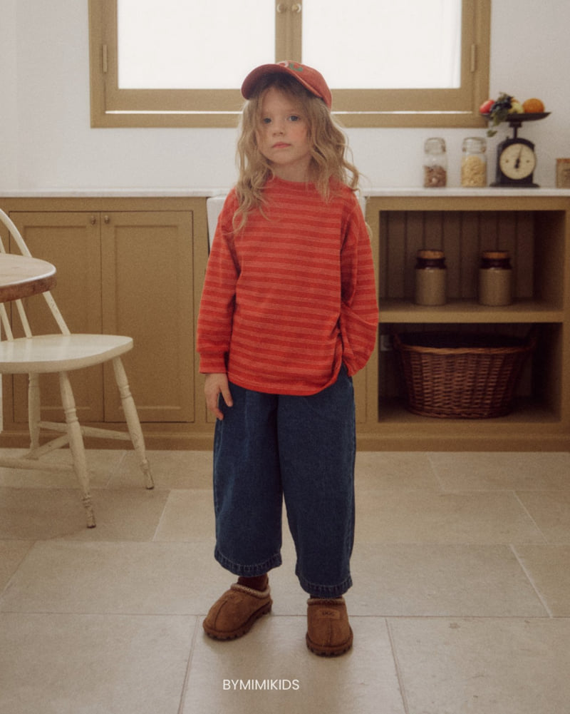 Bymimi - Korean Children Fashion - #todddlerfashion - Banded Jeans - 3