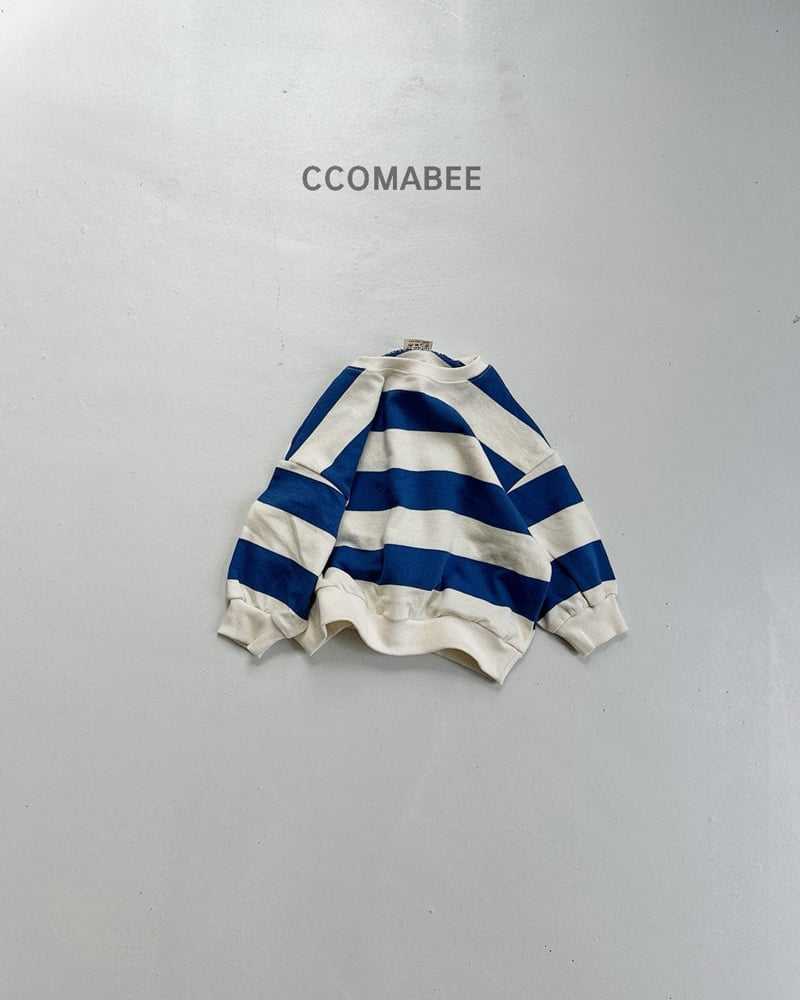 Ccomabee - Korean Children Fashion - #childofig - Striped Sweatshirt - 4