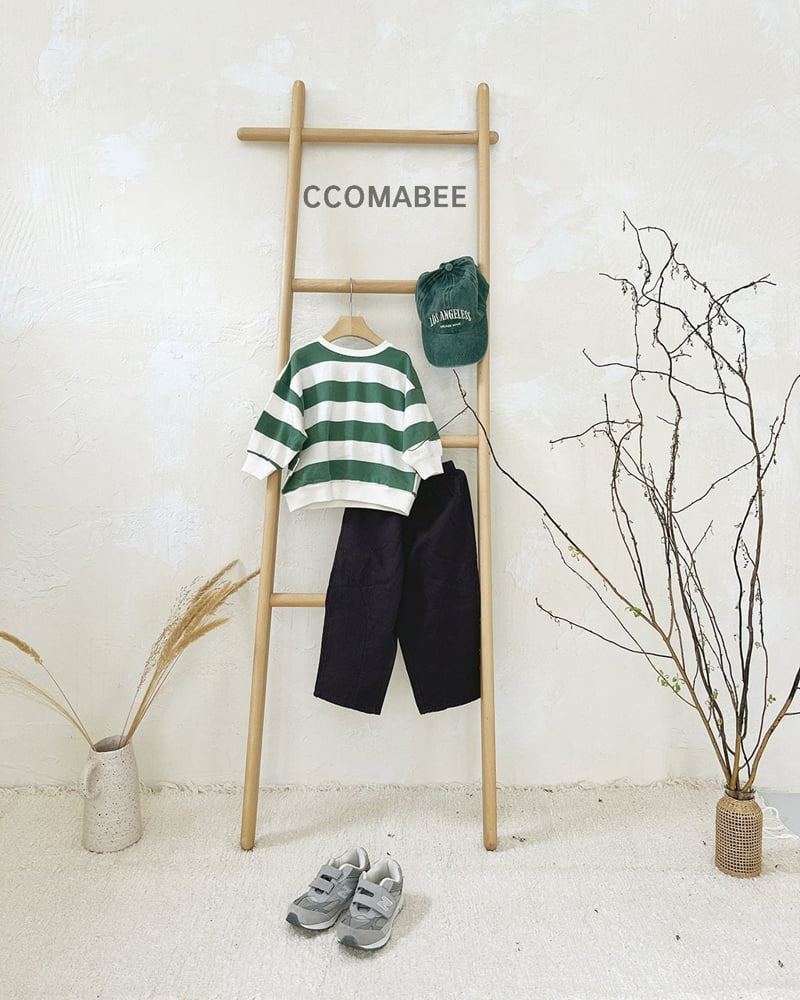 Ccomabee - Korean Children Fashion - #discoveringself - Striped Sweatshirt - 7