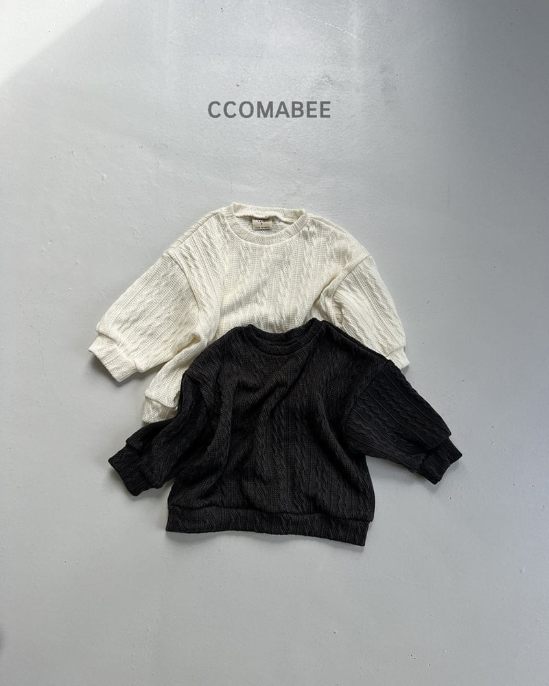 Ccomabee - Korean Children Fashion - #littlefashionista - Label Knit Sweater
