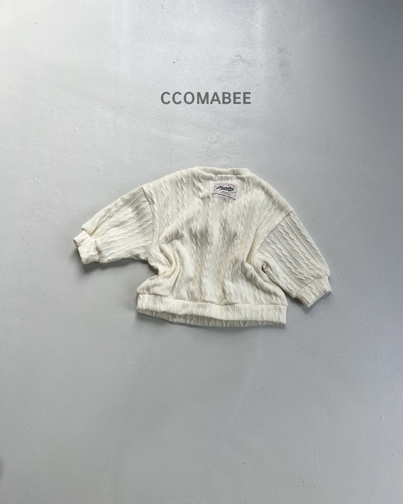Ccomabee - Korean Children Fashion - #magicofchildhood - Label Knit Sweater - 2