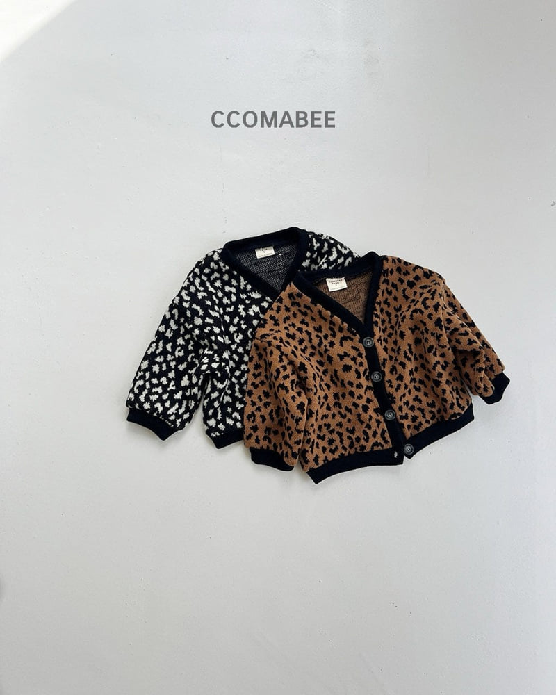 Ccomabee - Korean Children Fashion - #minifashionista - Leopard Cardigan