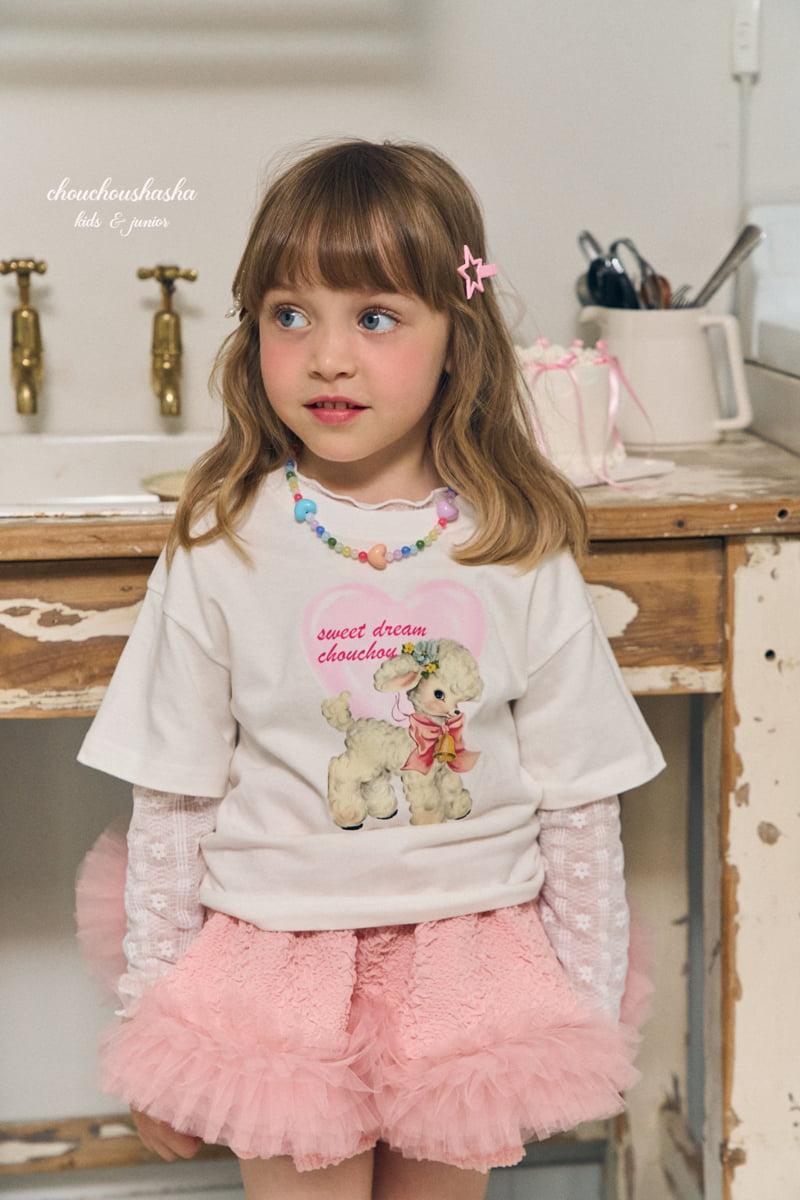 Chouchou Shasha - Korean Children Fashion - #Kfashion4kids - Flower Lace Tee - 11