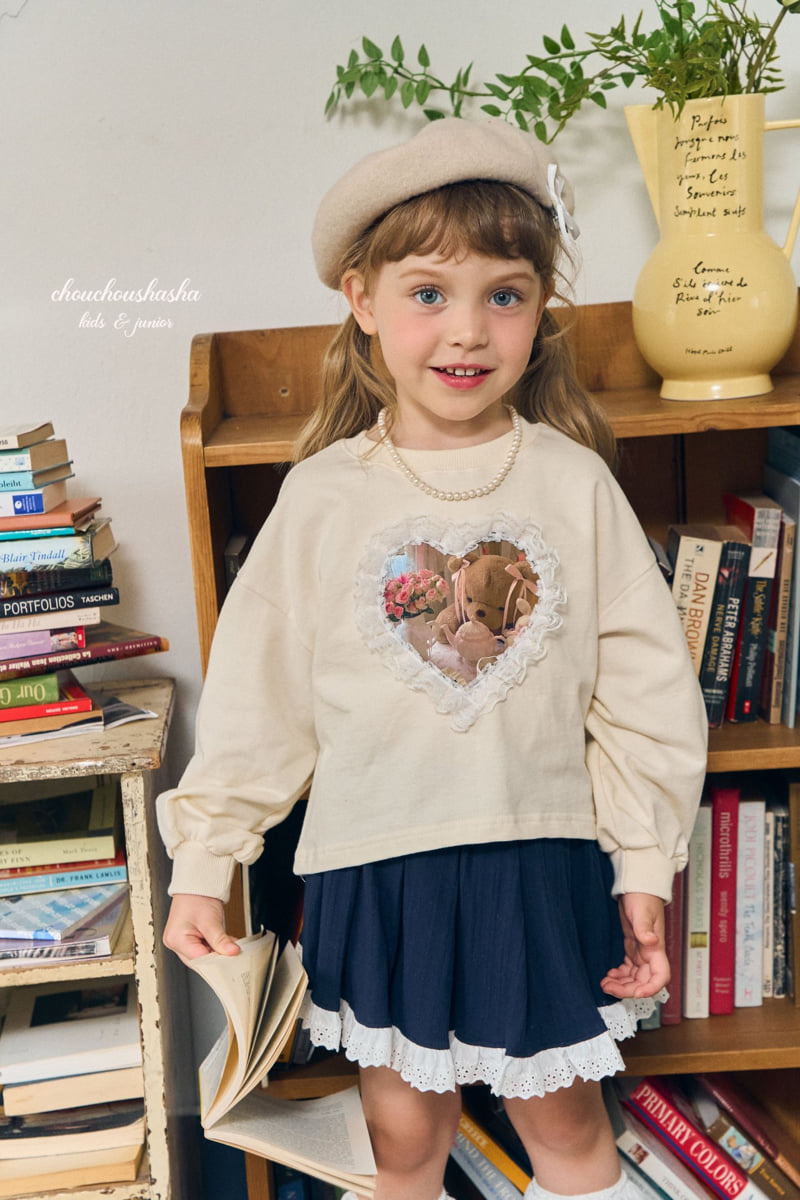 Chouchou Shasha - Korean Children Fashion - #kidzfashiontrend - Peach Sweatshirt - 4