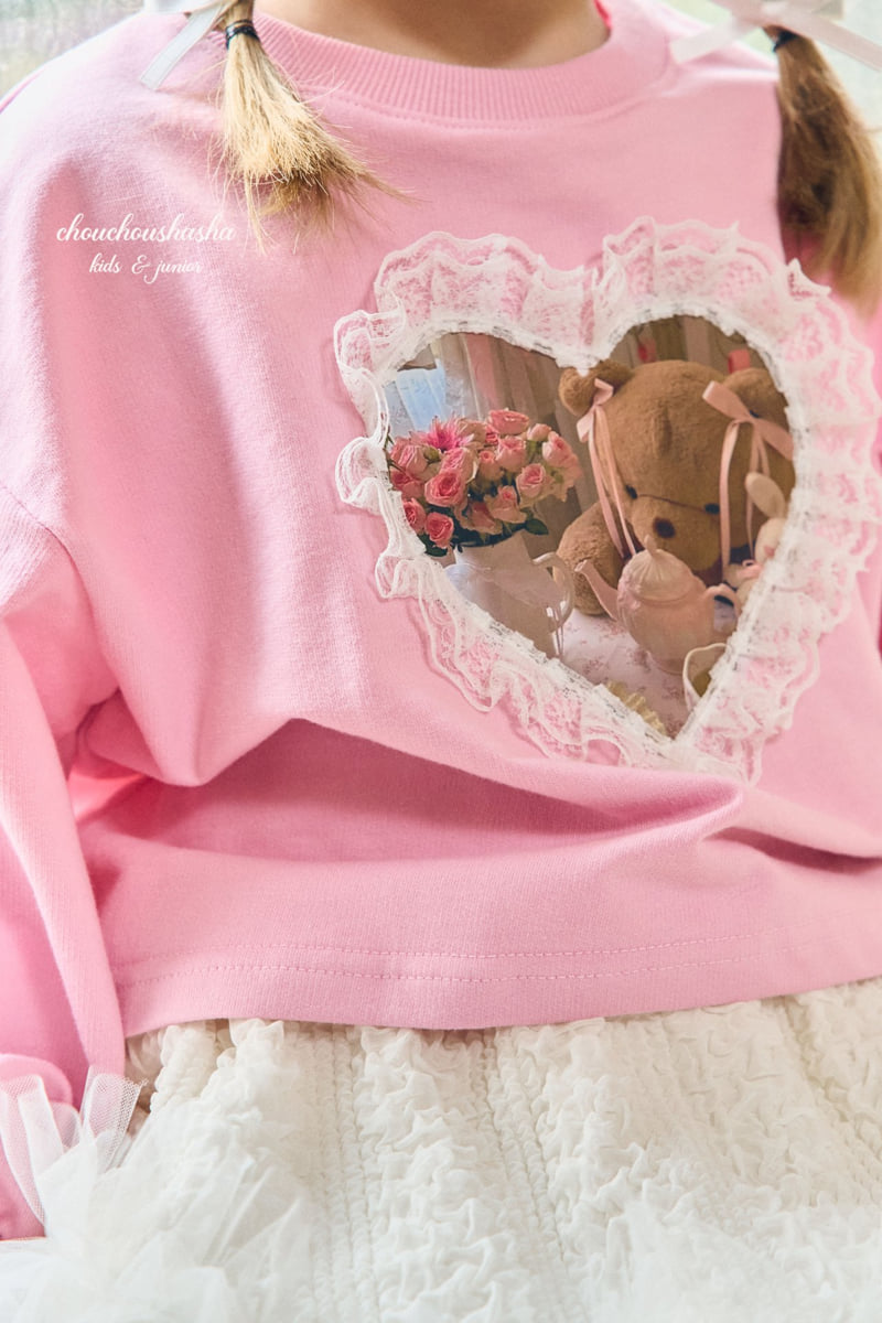 Chouchou Shasha - Korean Children Fashion - #childofig - Peach Sweatshirt - 12