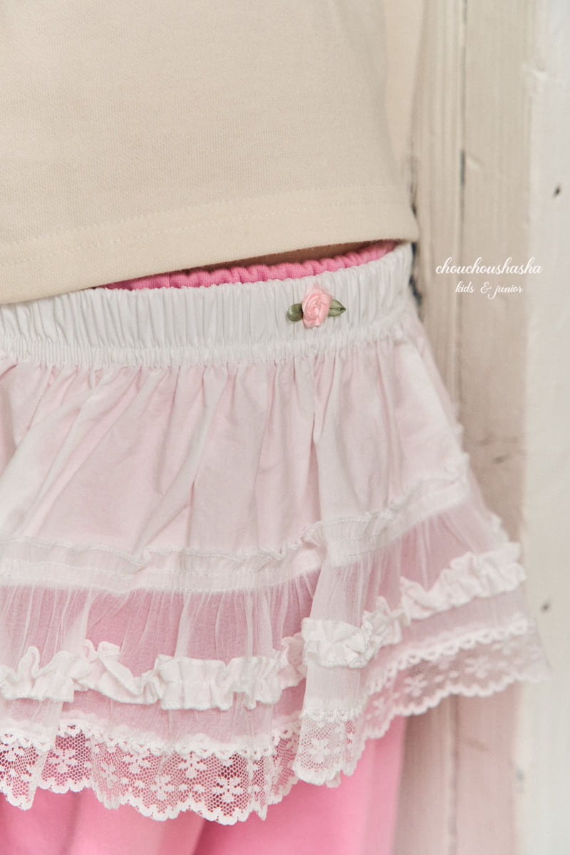 Chouchou Shasha - Korean Children Fashion - #stylishchildhood - Romantic Layered Skirt - 4