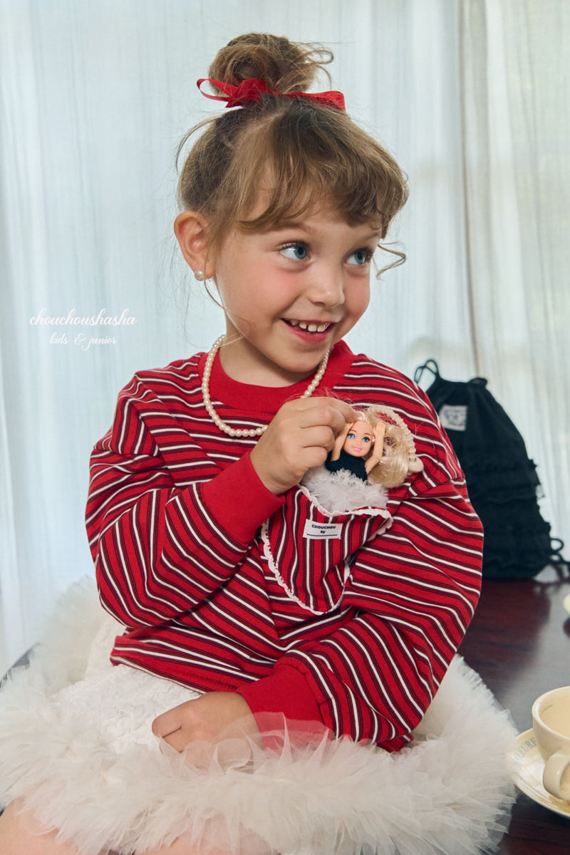 Chouchou Shasha - Korean Children Fashion - #childofig - Loopy Stripe Tee - 12