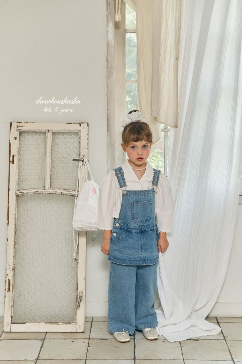 Chouchou Shasha - Korean Children Fashion - #childrensboutique - Overall Layered Skirt Pants - 4