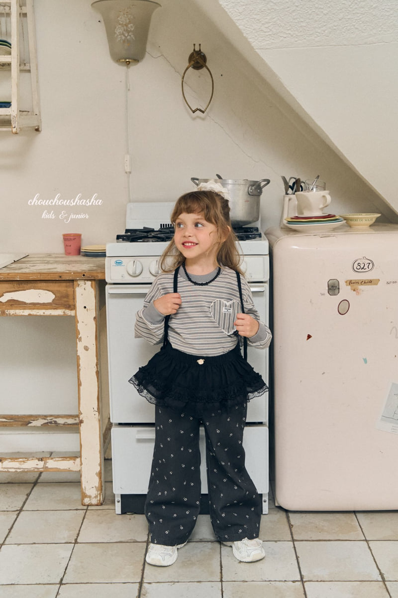 Chouchou Shasha - Korean Children Fashion - #designkidswear - Roy Flower Pants