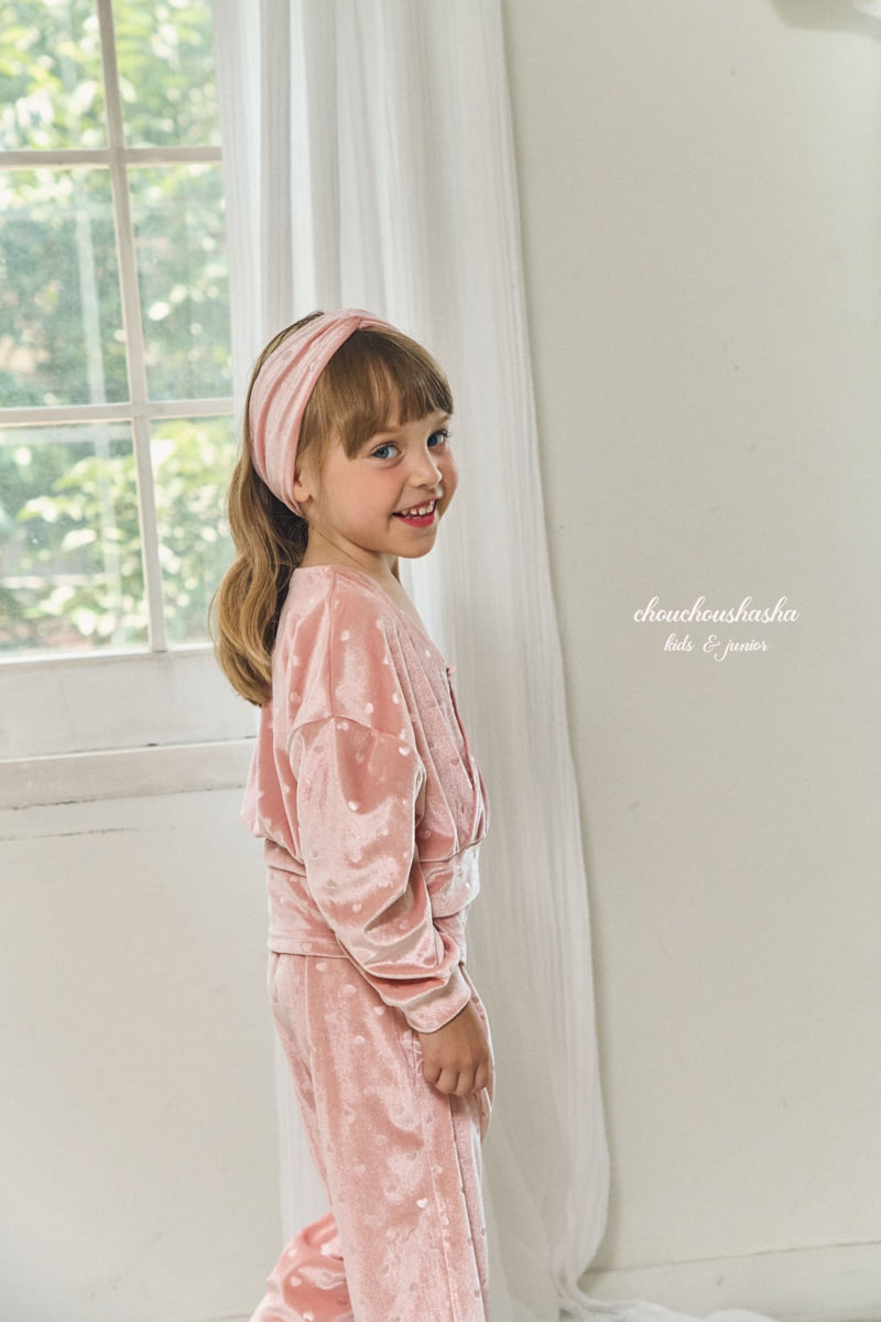 Chouchou Shasha - Korean Children Fashion - #discoveringself - Heart Velvet Hairband - 8