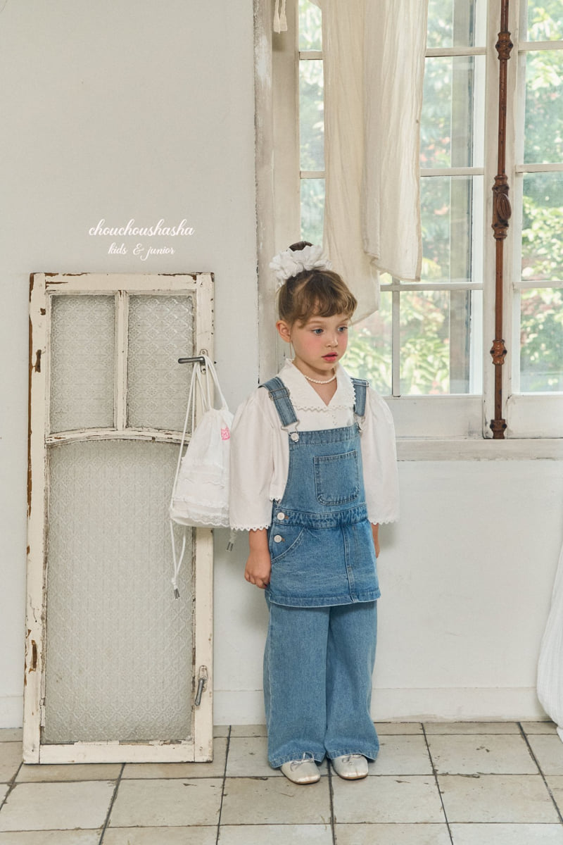 Chouchou Shasha - Korean Children Fashion - #discoveringself - Overall Layered Skirt Pants - 5