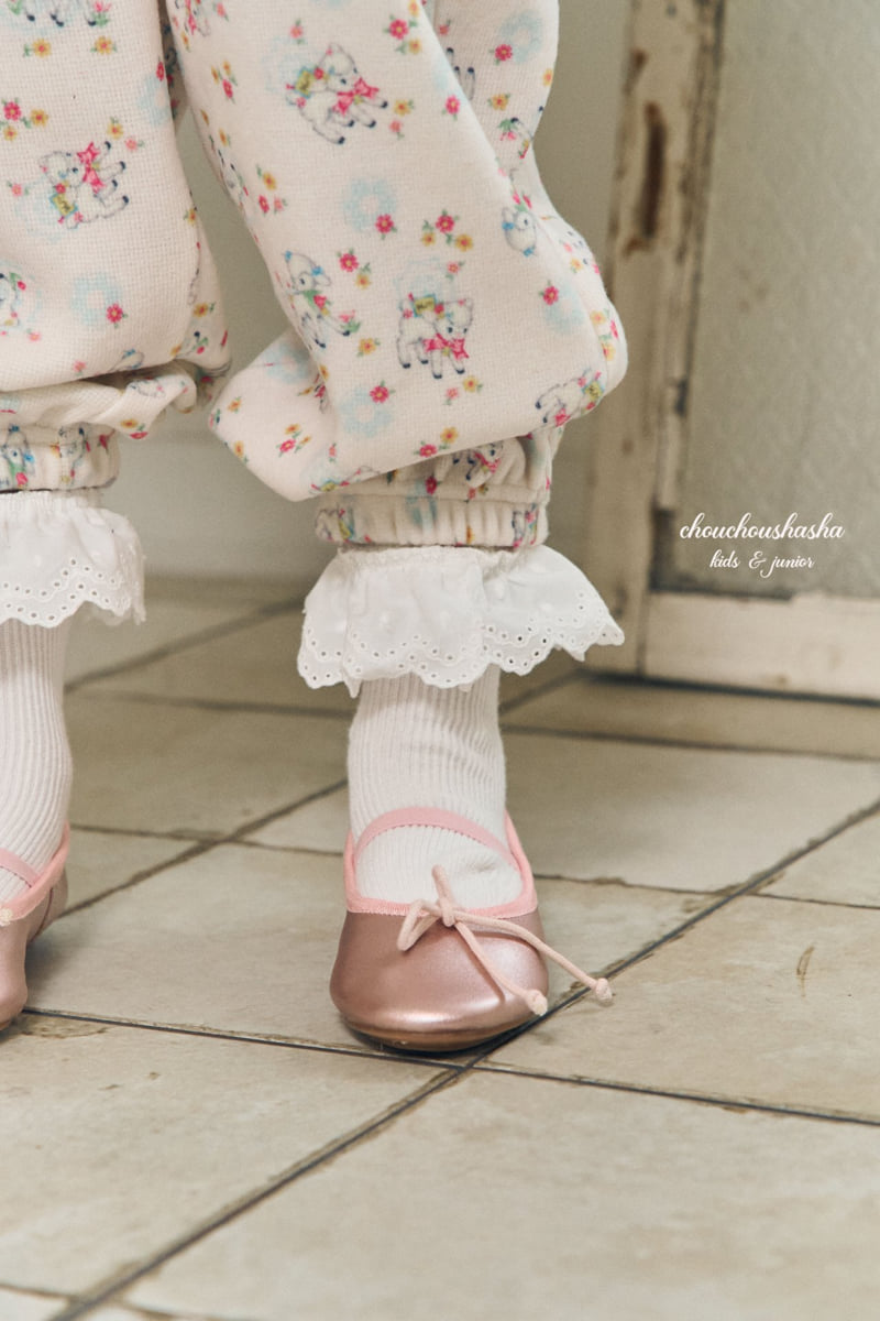 Chouchou Shasha - Korean Children Fashion - #designkidswear - Sheep Jogger Pants - 4
