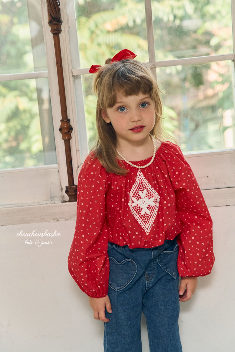 Chouchou Shasha - Korean Children Fashion - #fashionkids - Bonnet Blouse - 11