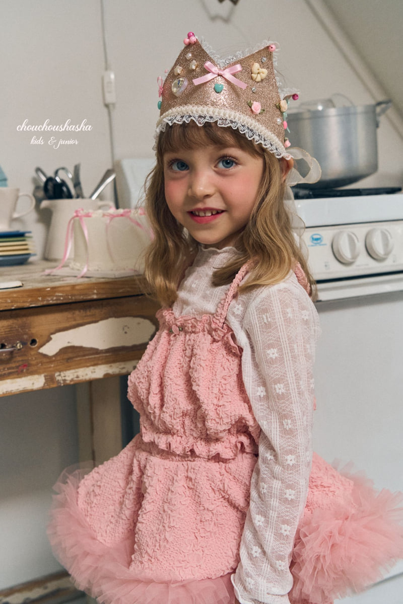 Chouchou Shasha - Korean Children Fashion - #fashionkids - Flower Lace Tee - 7