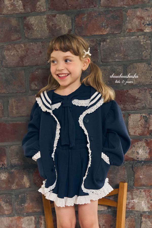 Chouchou Shasha - Korean Children Fashion - #fashionkids - Urban Lace Jacket - 10