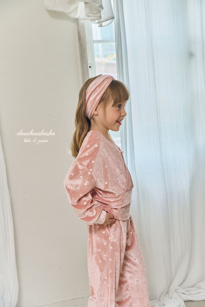 Chouchou Shasha - Korean Children Fashion - #fashionkids - Heart Velvet Hairband - 9