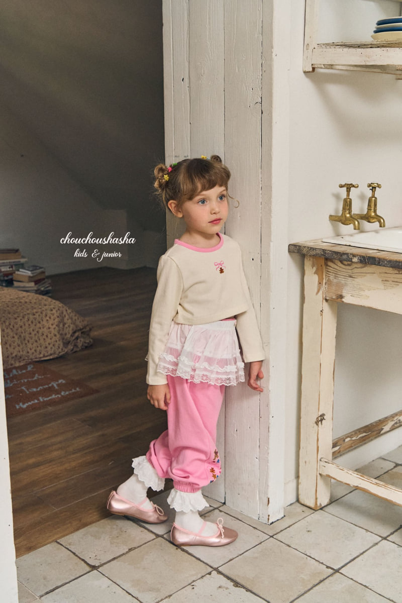 Chouchou Shasha - Korean Children Fashion - #fashionkids - Kitsch Sticker Pants - 7