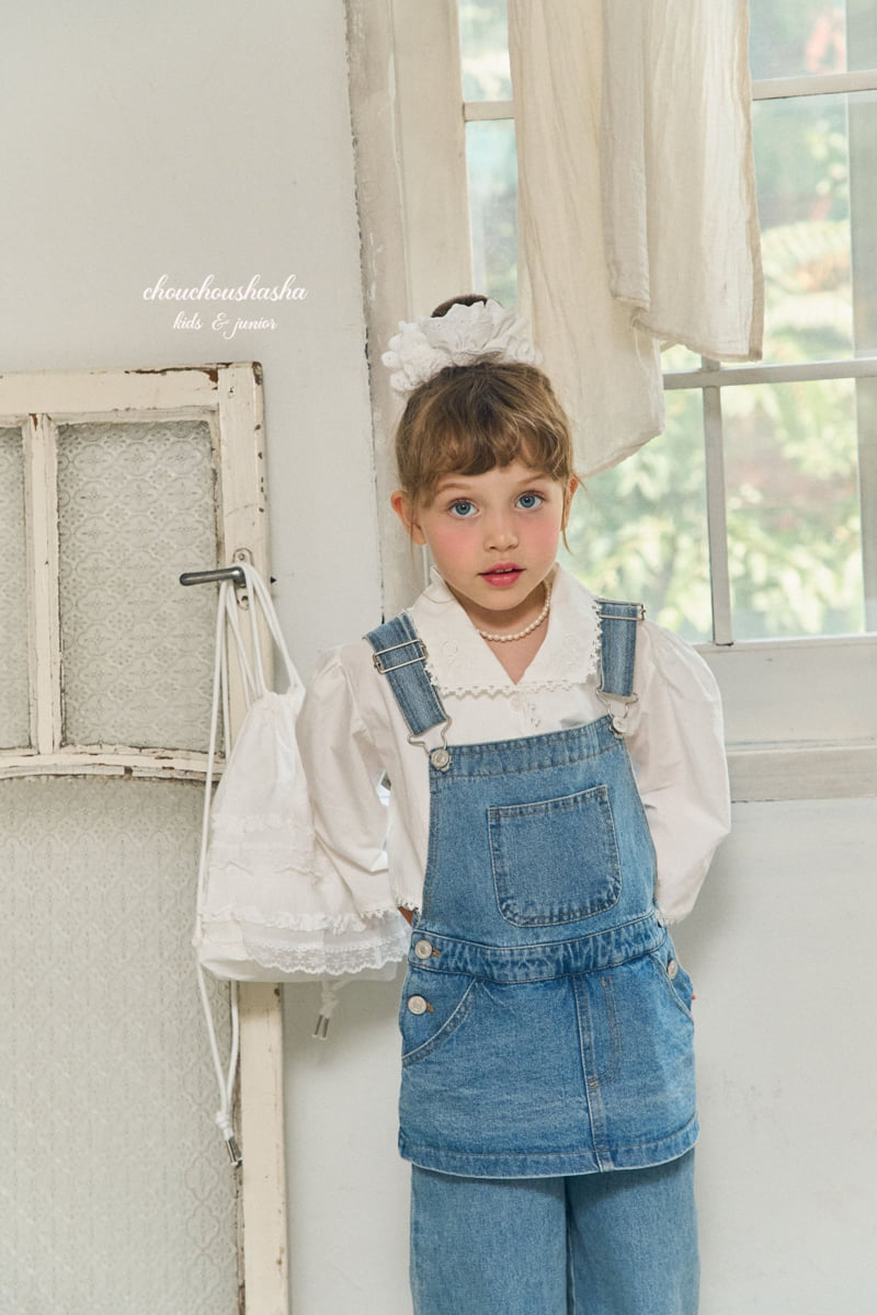 Chouchou Shasha - Korean Children Fashion - #fashionkids - Overall Layered Skirt Pants - 6