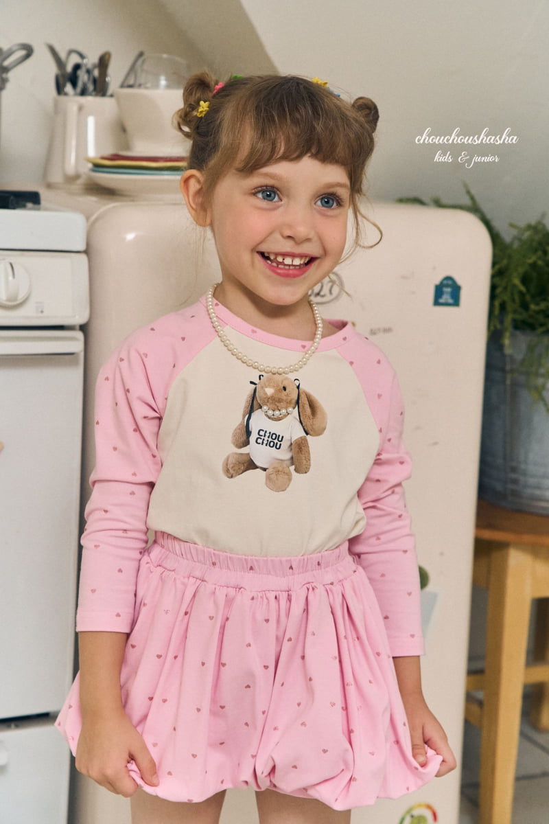 Chouchou Shasha - Korean Children Fashion - #kidsstore - Love Me Bear Tee