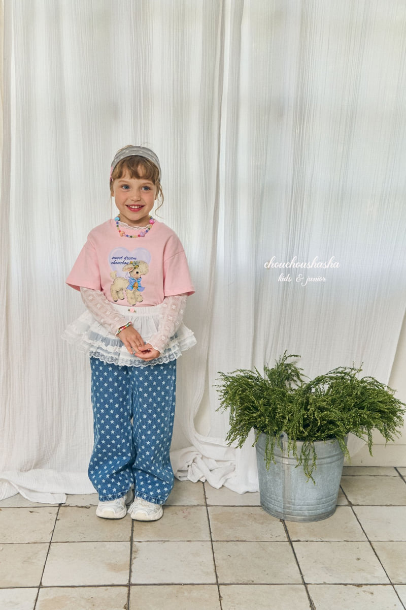 Chouchou Shasha - Korean Children Fashion - #kidzfashiontrend - Sheep Love Short Sleeve Tee - 5