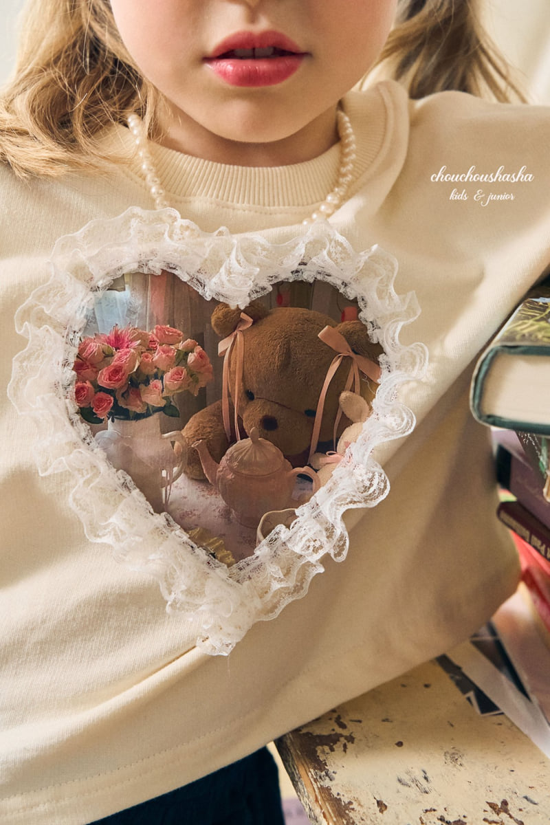 Chouchou Shasha - Korean Children Fashion - #kidzfashiontrend - Peach Sweatshirt - 3