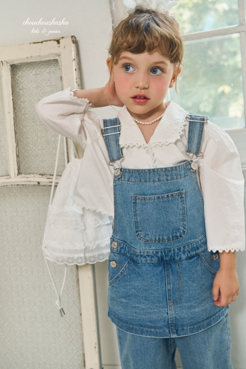 Chouchou Shasha - Korean Children Fashion - #kidzfashiontrend - Overall Layered Skirt Pants - 9