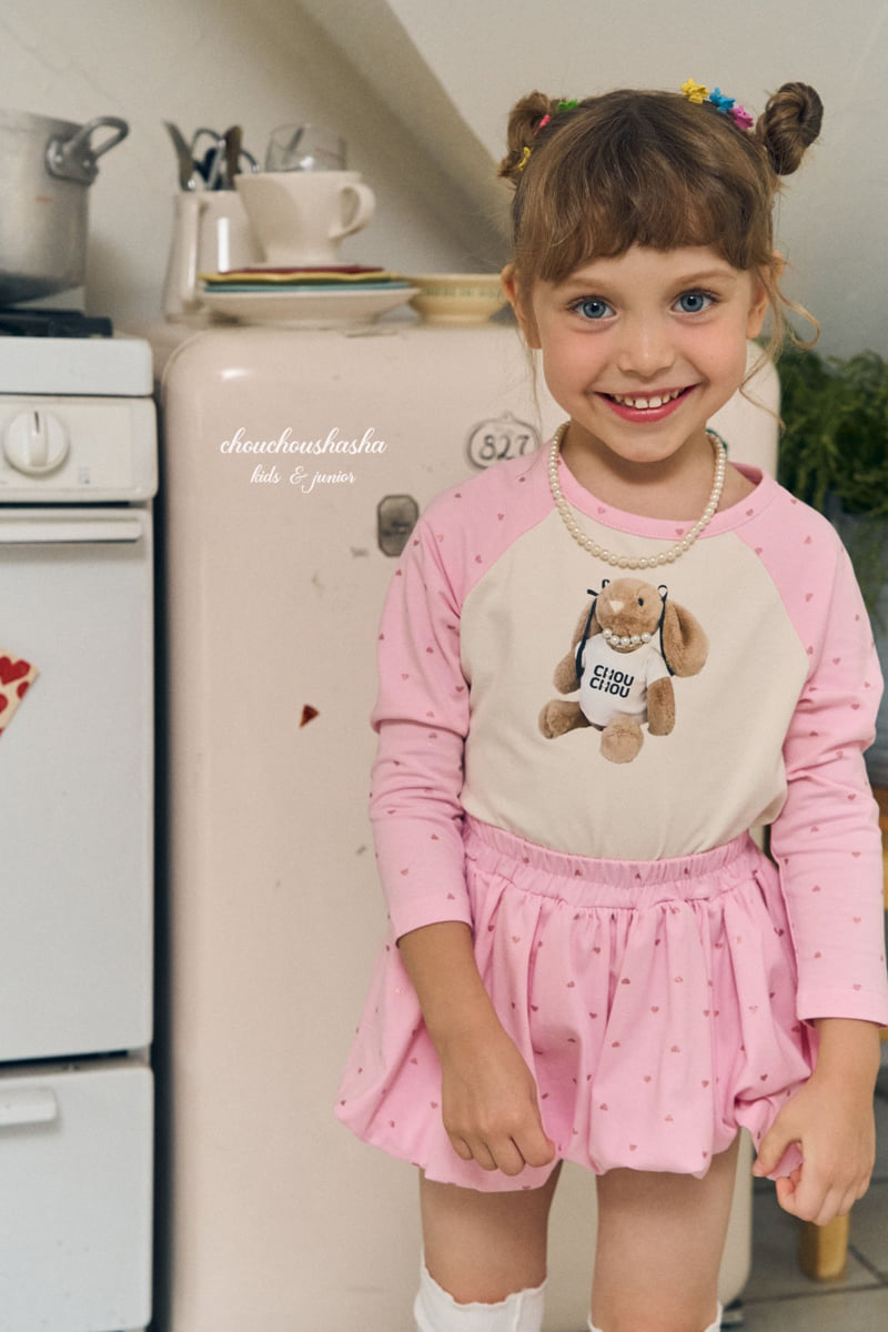 Chouchou Shasha - Korean Children Fashion - #Kfashion4kids - Love Me Bear Tee - 4