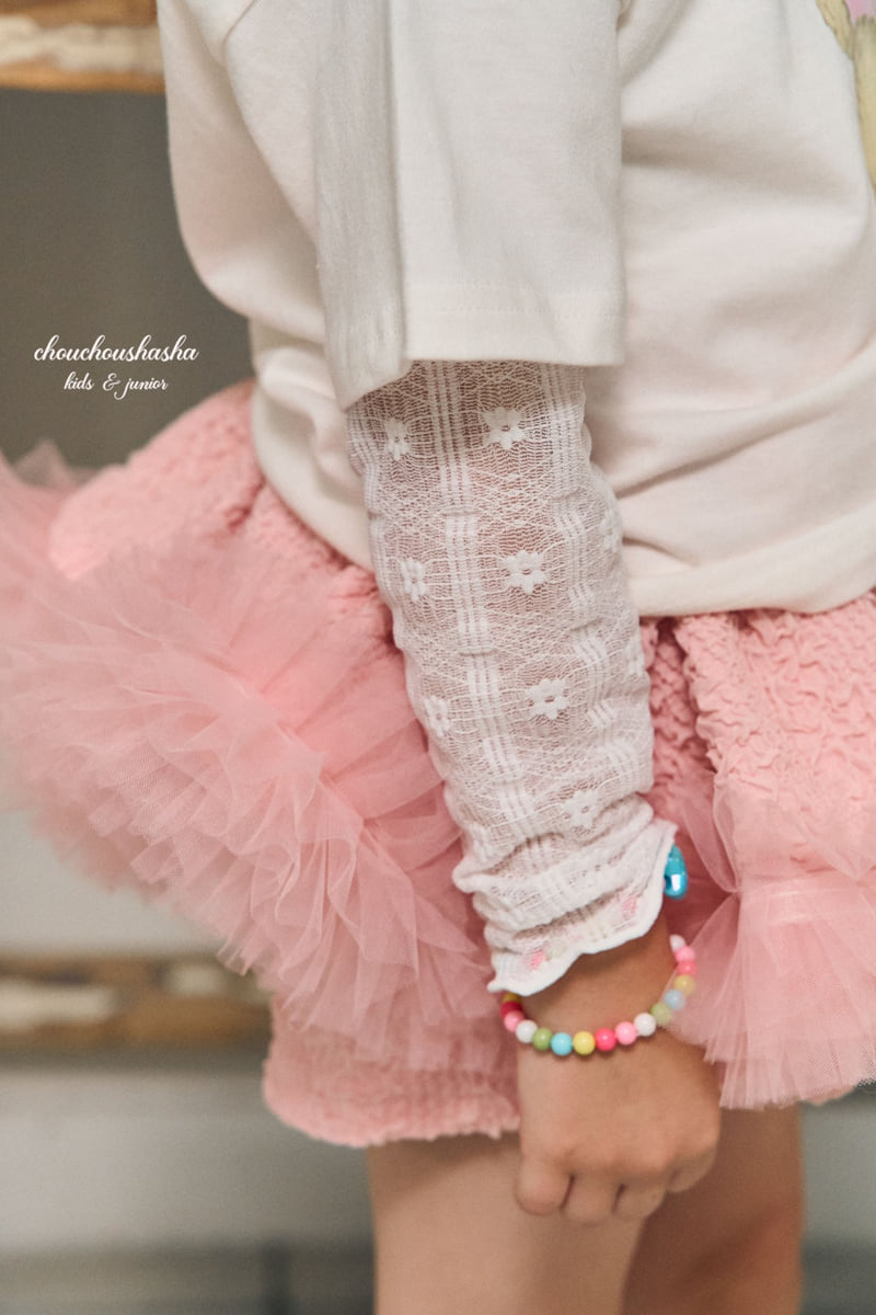 Chouchou Shasha - Korean Children Fashion - #littlefashionista - Flower Lace Tee - 12