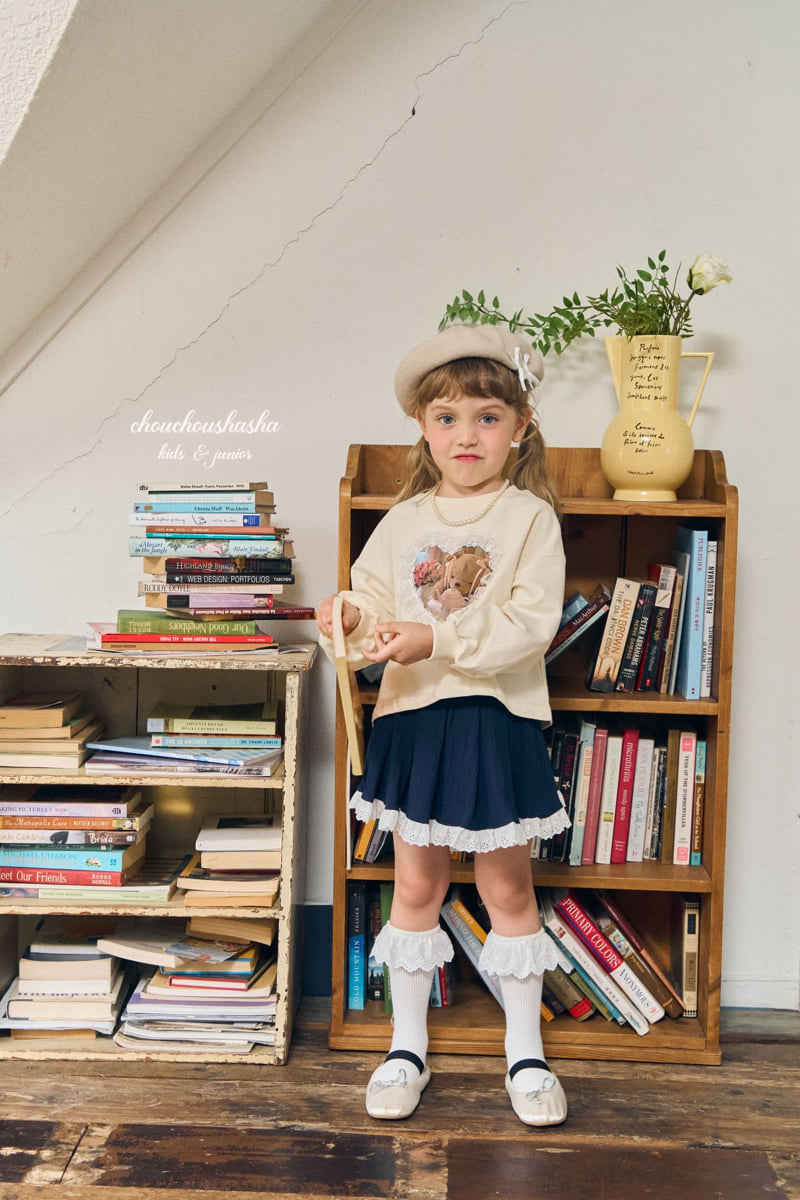 Chouchou Shasha - Korean Children Fashion - #littlefashionista - Peach Sweatshirt - 5