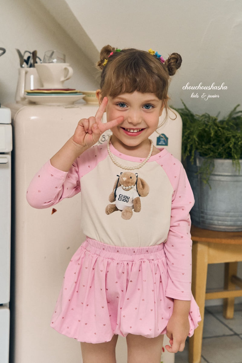 Chouchou Shasha - Korean Children Fashion - #magicofchildhood - Love Me Bear Tee - 5