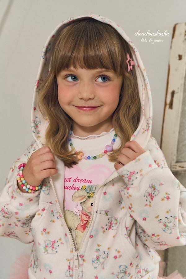 Chouchou Shasha - Korean Children Fashion - #minifashionista - Sheep Hooded Jumper