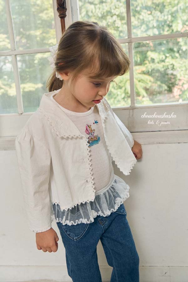 Chouchou Shasha - Korean Children Fashion - #minifashionista - CL Embroidered Jacket - 11