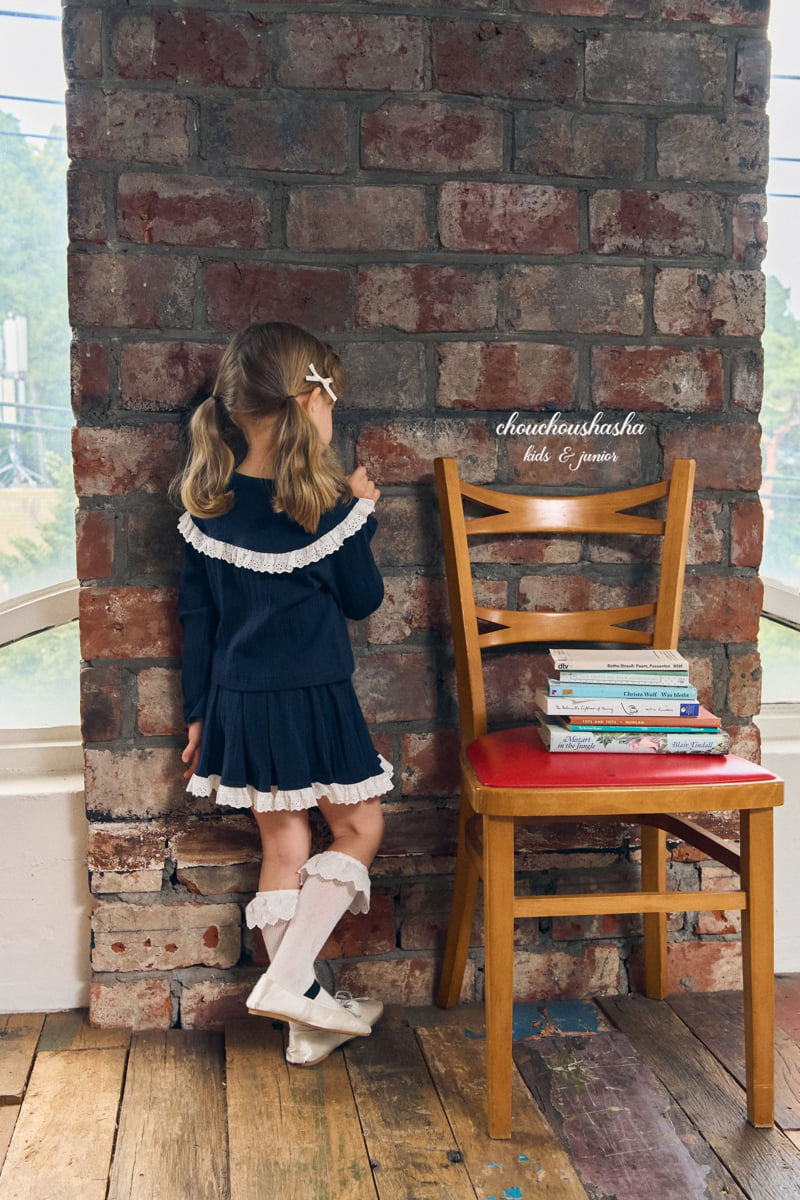 Chouchou Shasha - Korean Children Fashion - #minifashionista - Rona Tie Blouse - 4