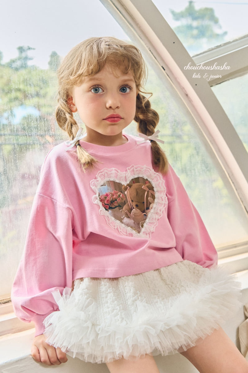 Chouchou Shasha - Korean Children Fashion - #stylishchildhood - Peach Sweatshirt - 11