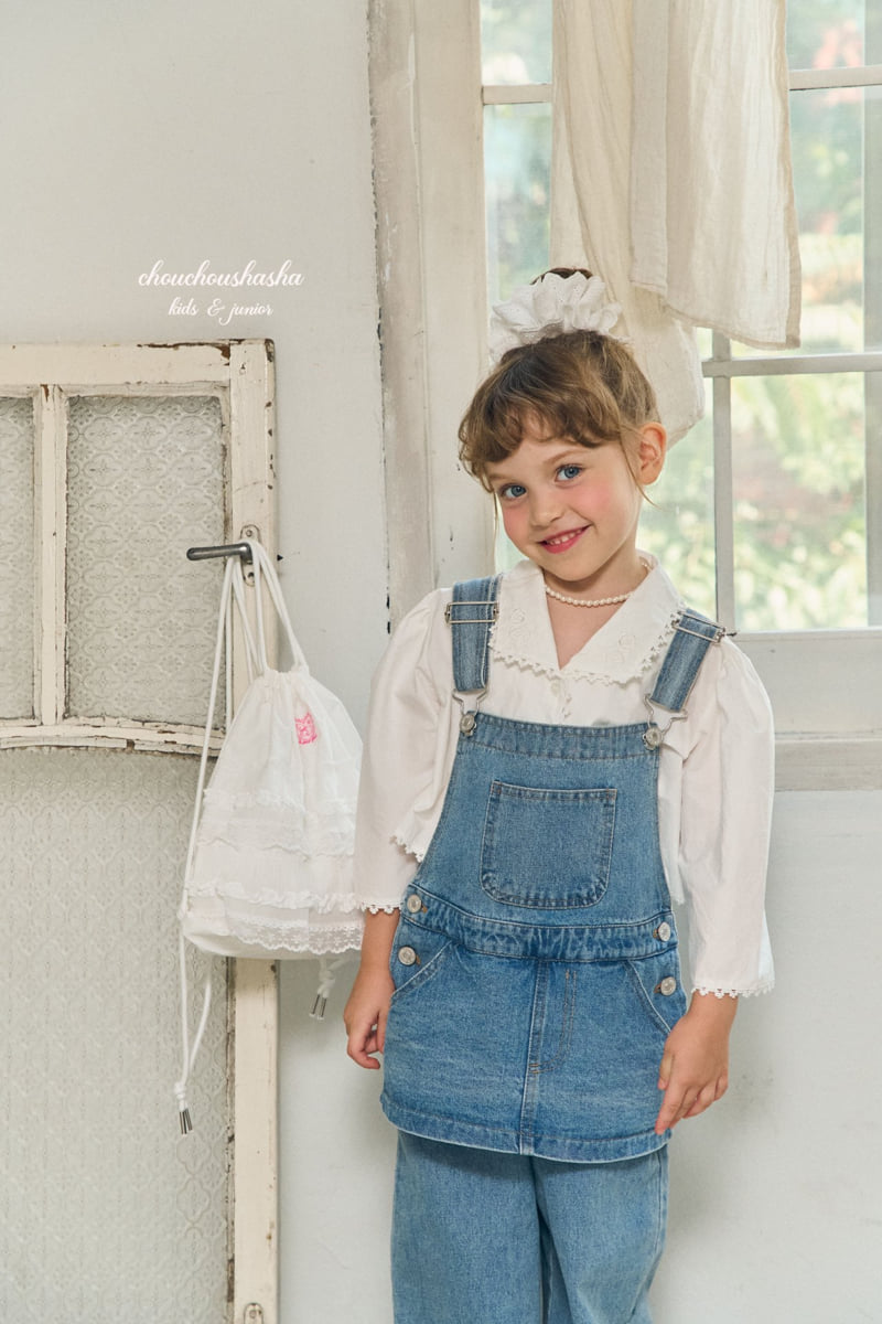 Chouchou Shasha - Korean Children Fashion - #stylishchildhood - Overall Layered Skirt Pants