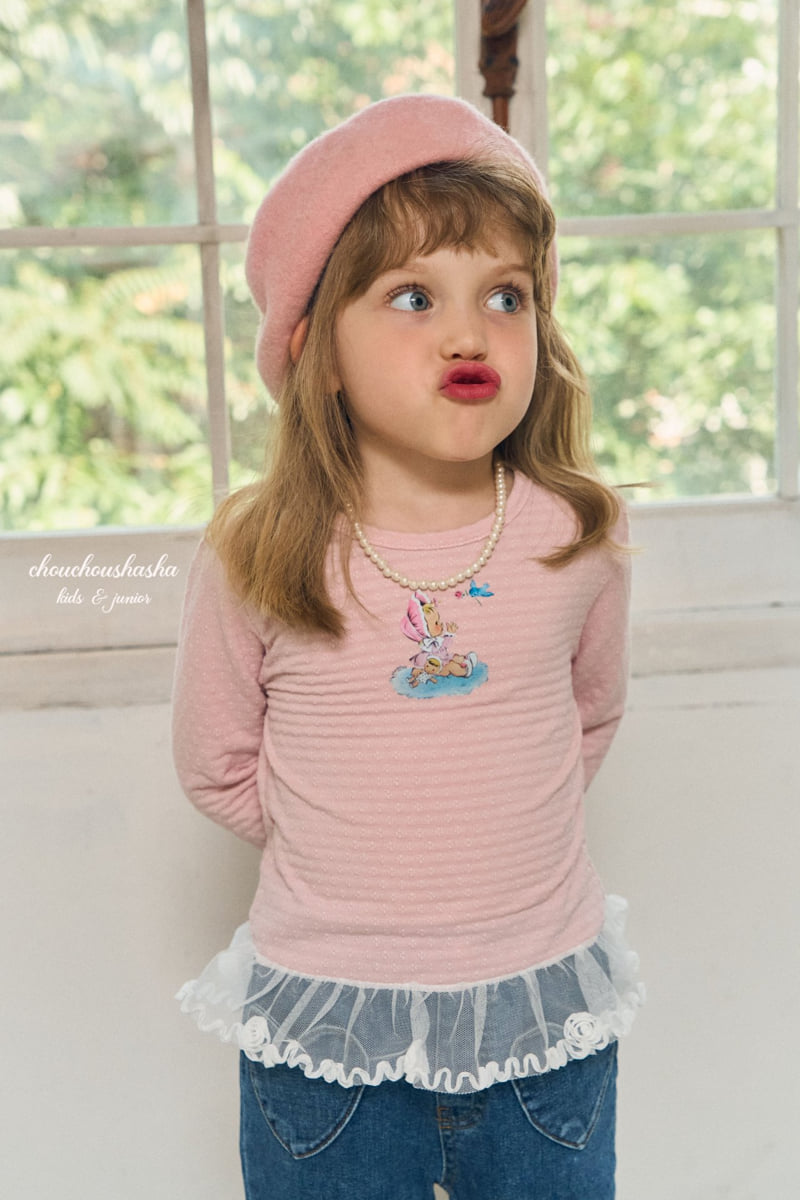 Chouchou Shasha - Korean Children Fashion - #todddlerfashion - Angel Lace Tee - 10