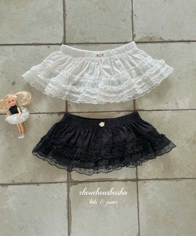 Chouchou Shasha - Korean Children Fashion - #todddlerfashion - Romantic Layered Skirt