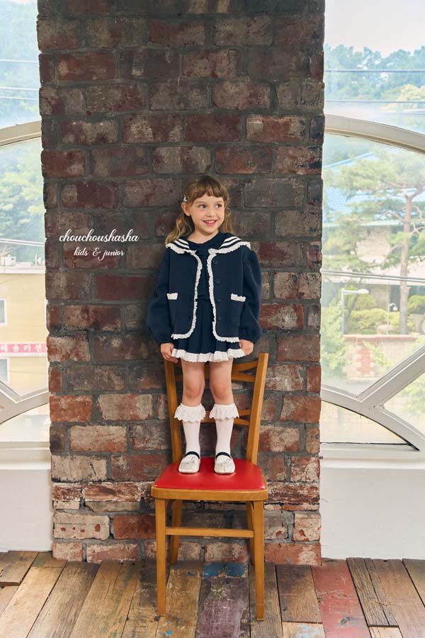 Chouchou Shasha - Korean Children Fashion - #todddlerfashion - Urban Lace Jacket - 4