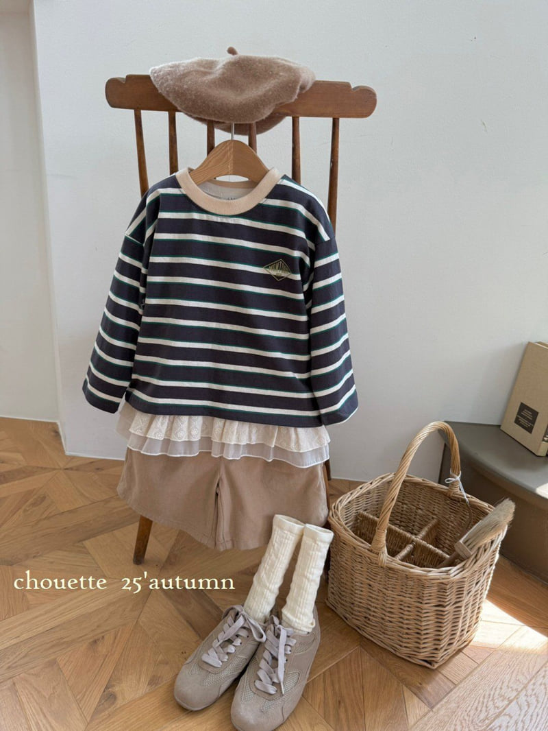 Chouette - Korean Children Fashion - #prettylittlegirls - Montour Stripe Tee - 4