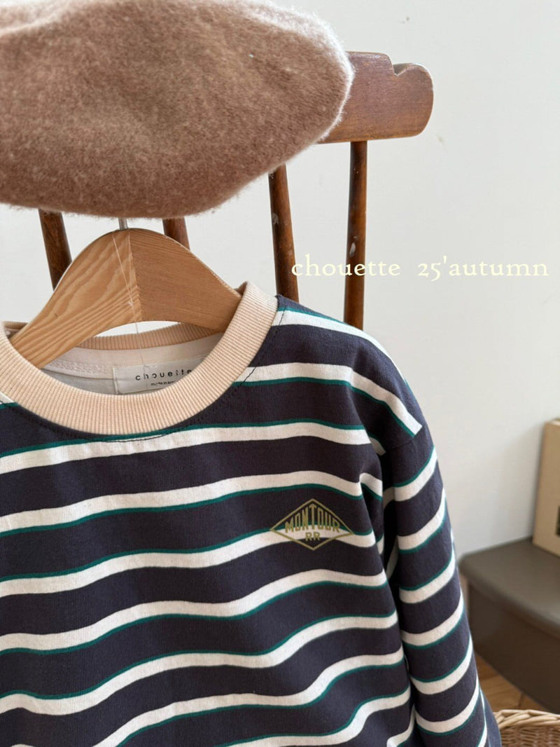 Chouette - Korean Children Fashion - #childofig - Montour Stripe Tee - 5