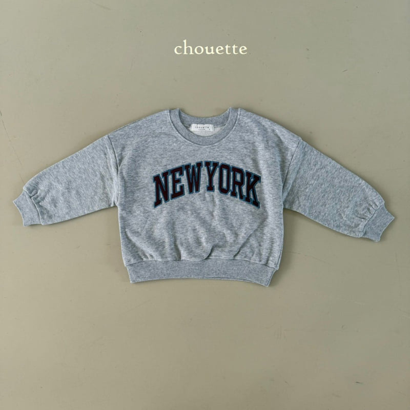 Chouette - Korean Children Fashion - #childofig - New York Embroidery Sweatshirt