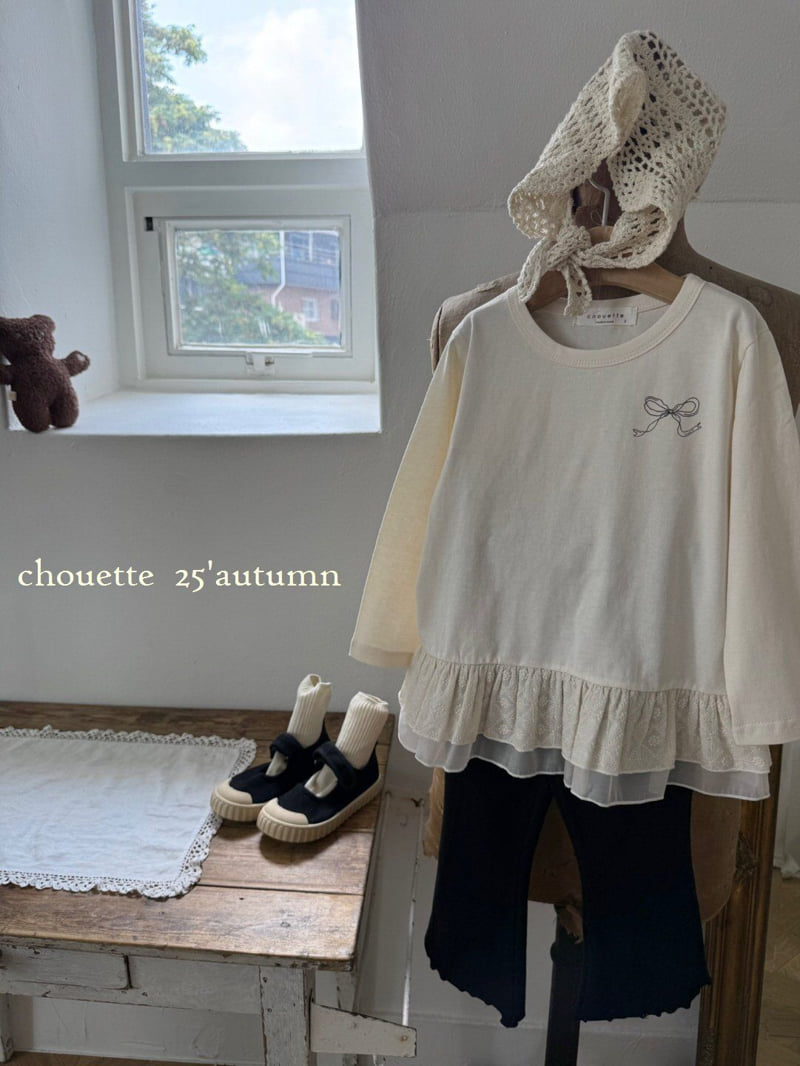 Chouette - Korean Children Fashion - #designkidswear - Kang Kang Frill Tee - 3
