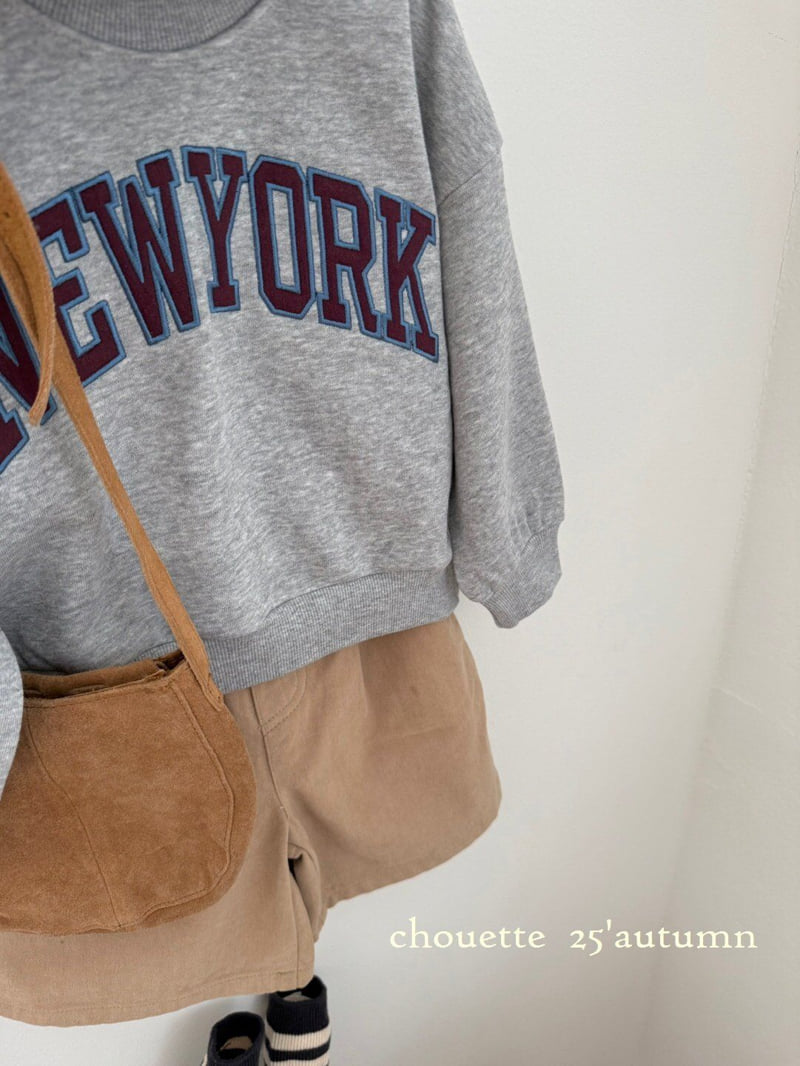 Chouette - Korean Children Fashion - #fashionkids - New York Embroidery Sweatshirt - 6