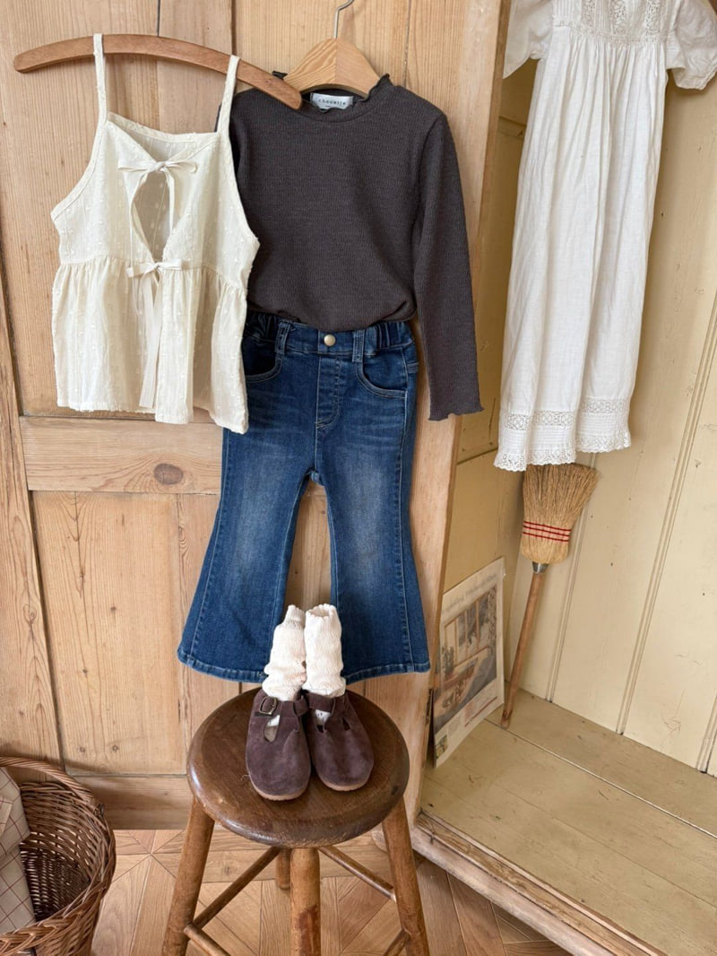 Chouette - Korean Children Fashion - #kidsshorts - Brush Bootcut Pants - 3