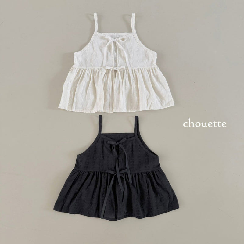 Chouette - Korean Children Fashion - #kidsshorts - Ribbon Bustier - 2