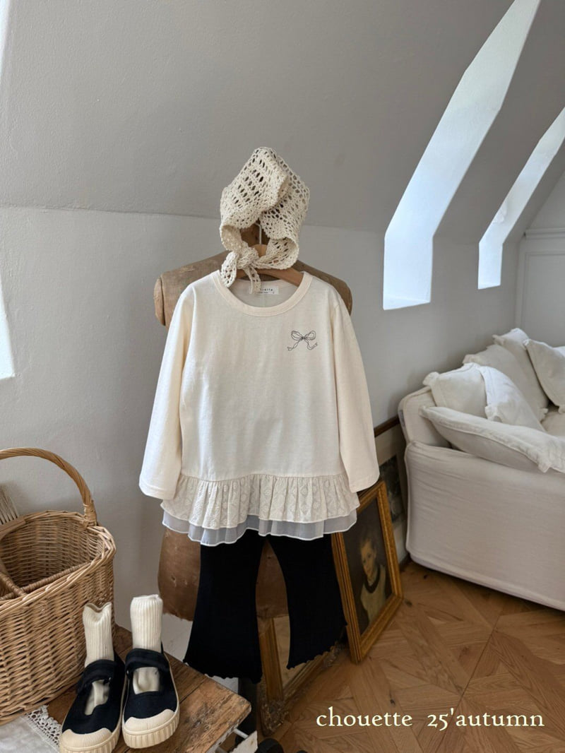 Chouette - Korean Children Fashion - #kidsstore - Kang Kang Frill Tee - 7