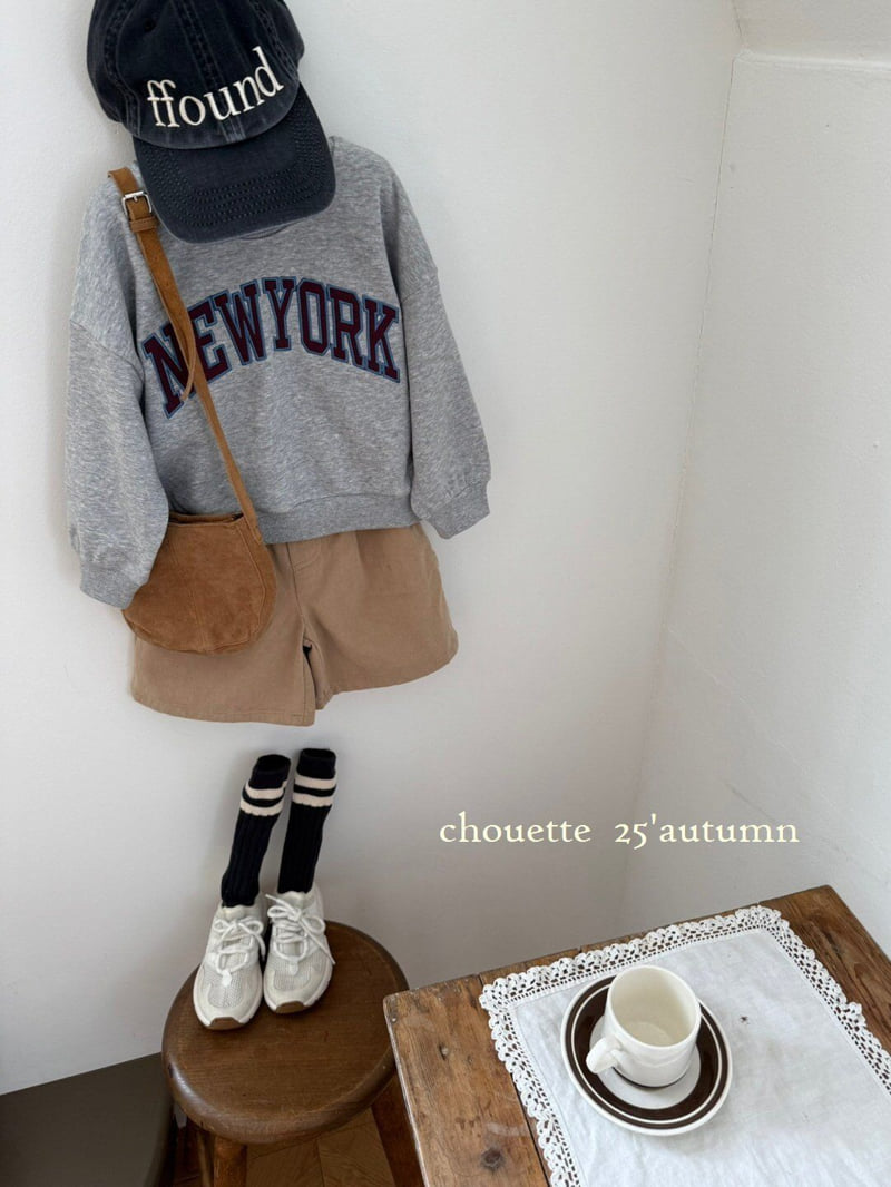 Chouette - Korean Children Fashion - #kidzfashiontrend - New York Embroidery Sweatshirt - 9